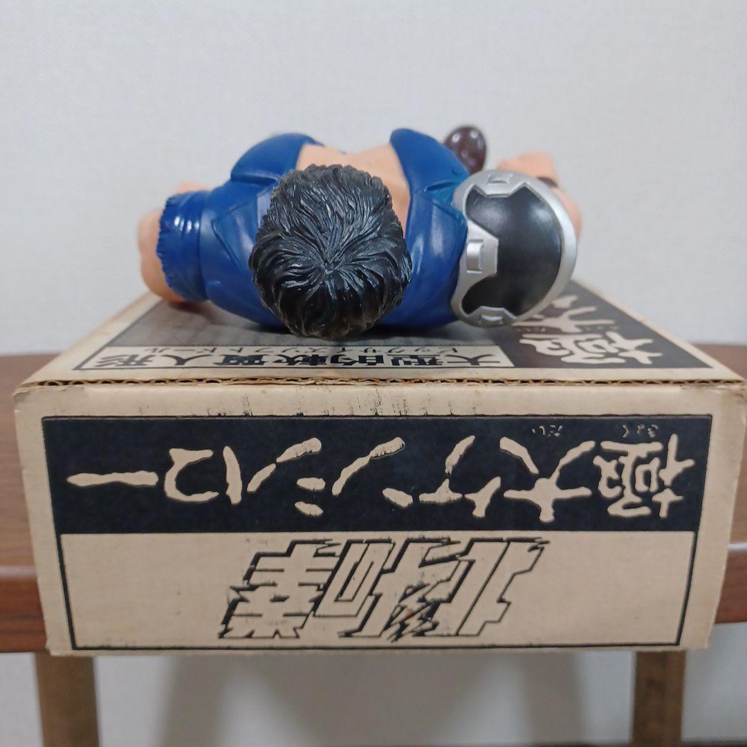 当時物バンダイ「北斗の拳　極大ケンシロー」日本製 希少な箱付きソフビフィギュア