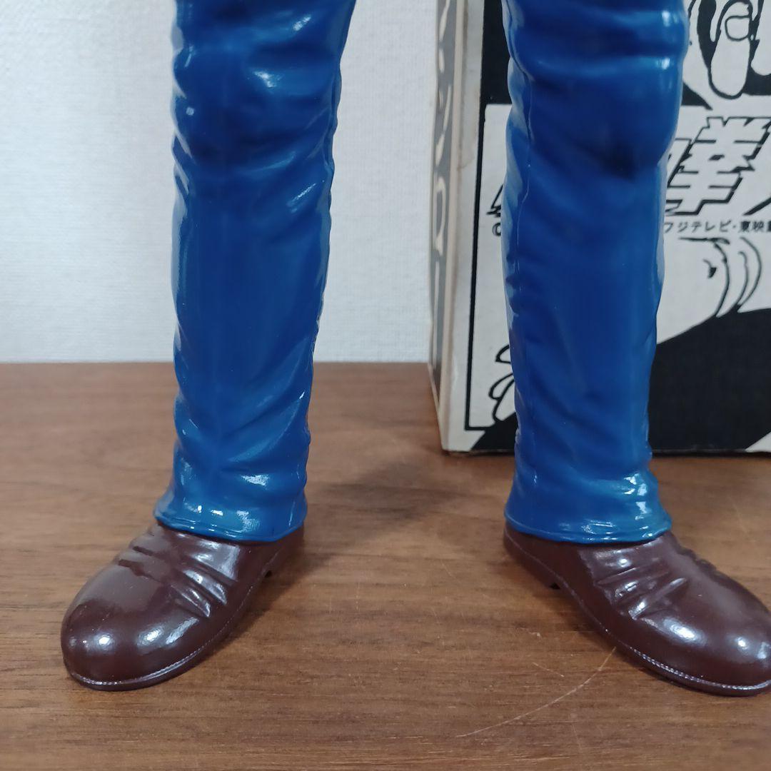 当時物バンダイ「北斗の拳　極大ケンシロー」日本製 希少な箱付きソフビフィギュア