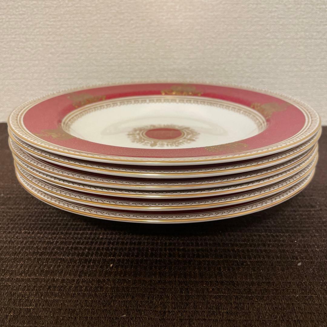 ウェッジウッド　コロンビア　パウダールビー　スーププレート