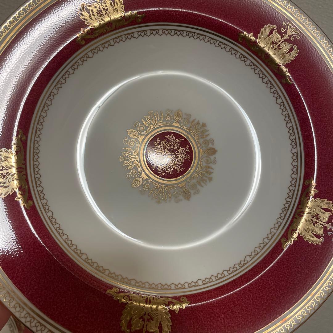 ウェッジウッド　コロンビア　パウダールビー　スーププレート