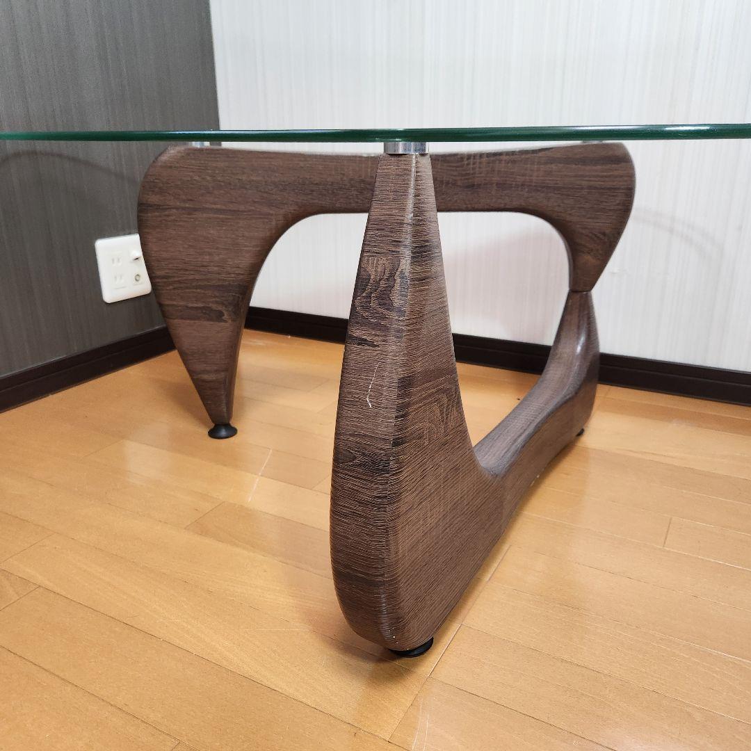 【送料無料】イサム ノグチ　コーヒーテーブル　リプロダクト　ブラウン