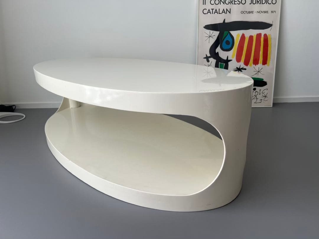 センターテーブル・ローテーブル Space Age Anonymous Design OvalTable