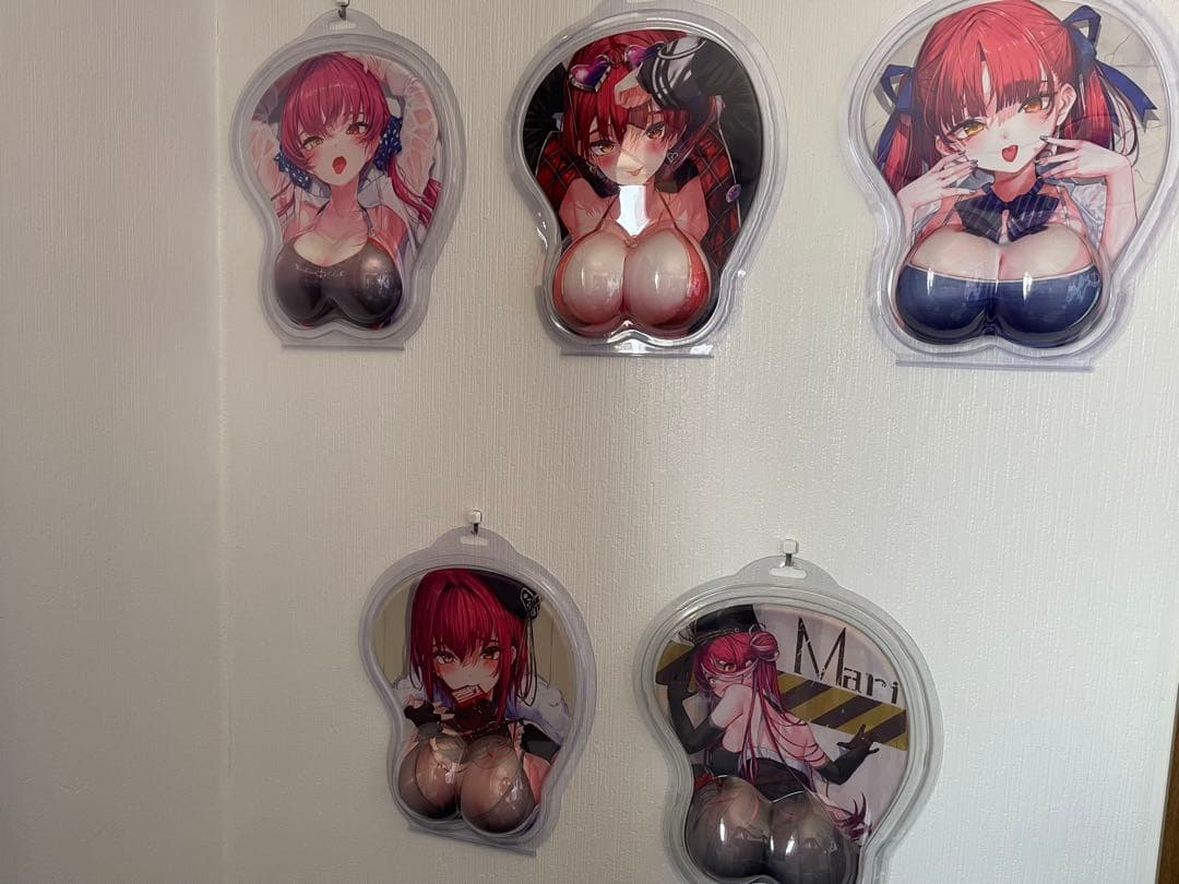 宝鐘マリン　マウスパッド　 5個セット hololive ホロライブ production 宝鐘マリン 大型マウスパッド｜Yahoo