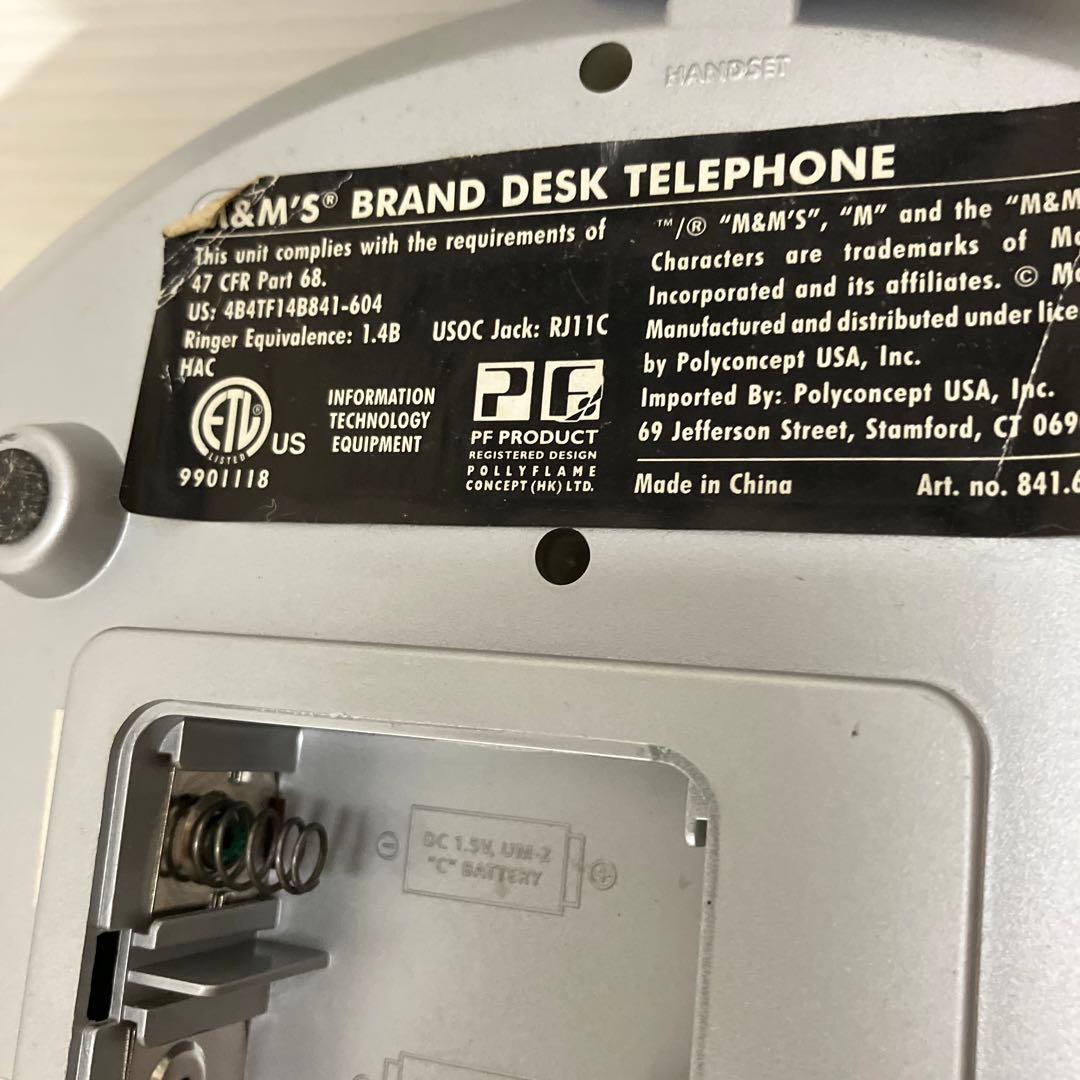 m&m's 電話機　エムアンドエムズ アンティーク