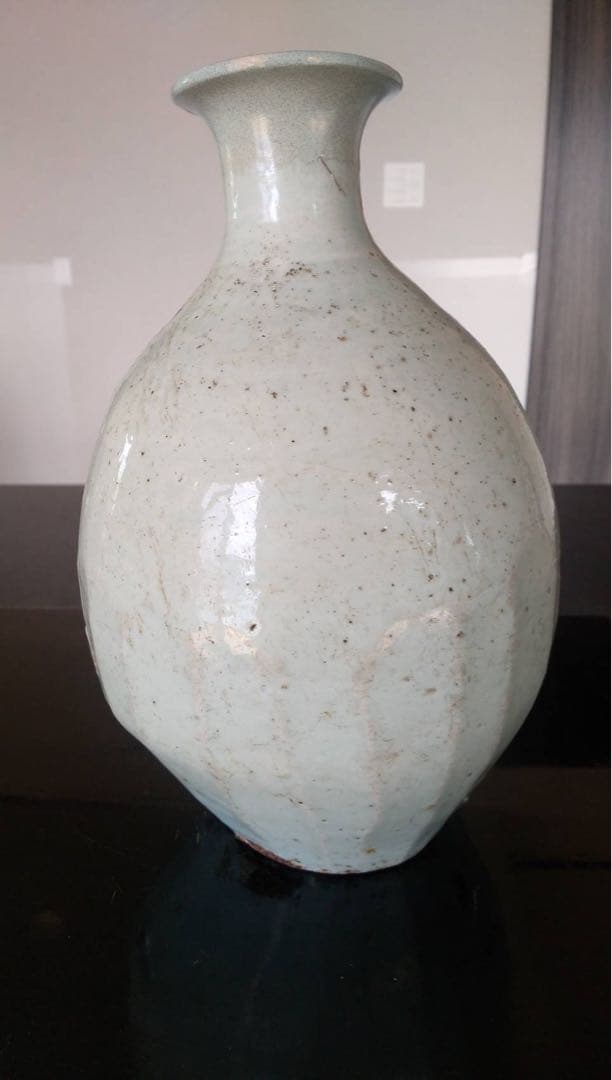 李朝　白磁　面取　朝鮮美術　韓国美術　古道具　古民芸