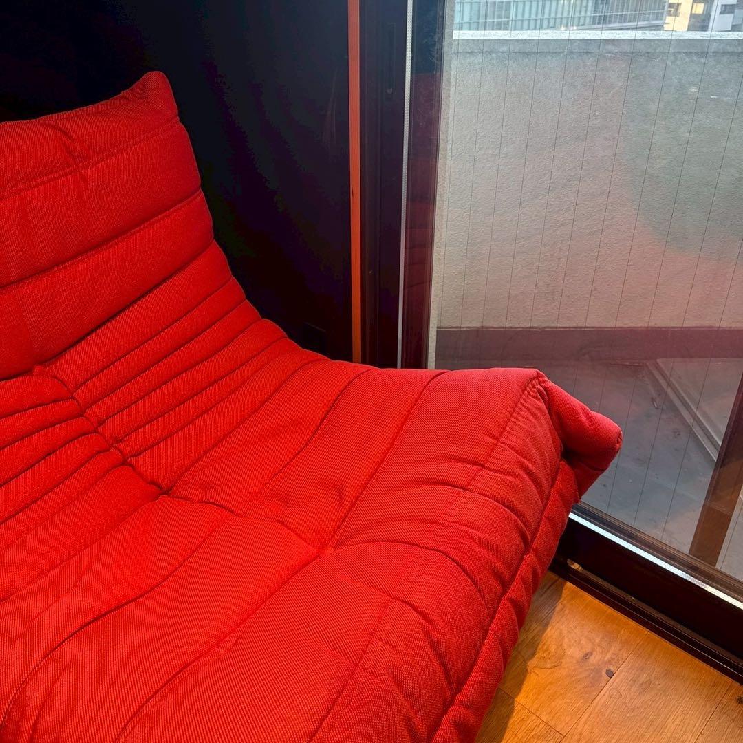 【限定値下げ】ligne roset トーゴ レッド 1P / リーンロゼ
