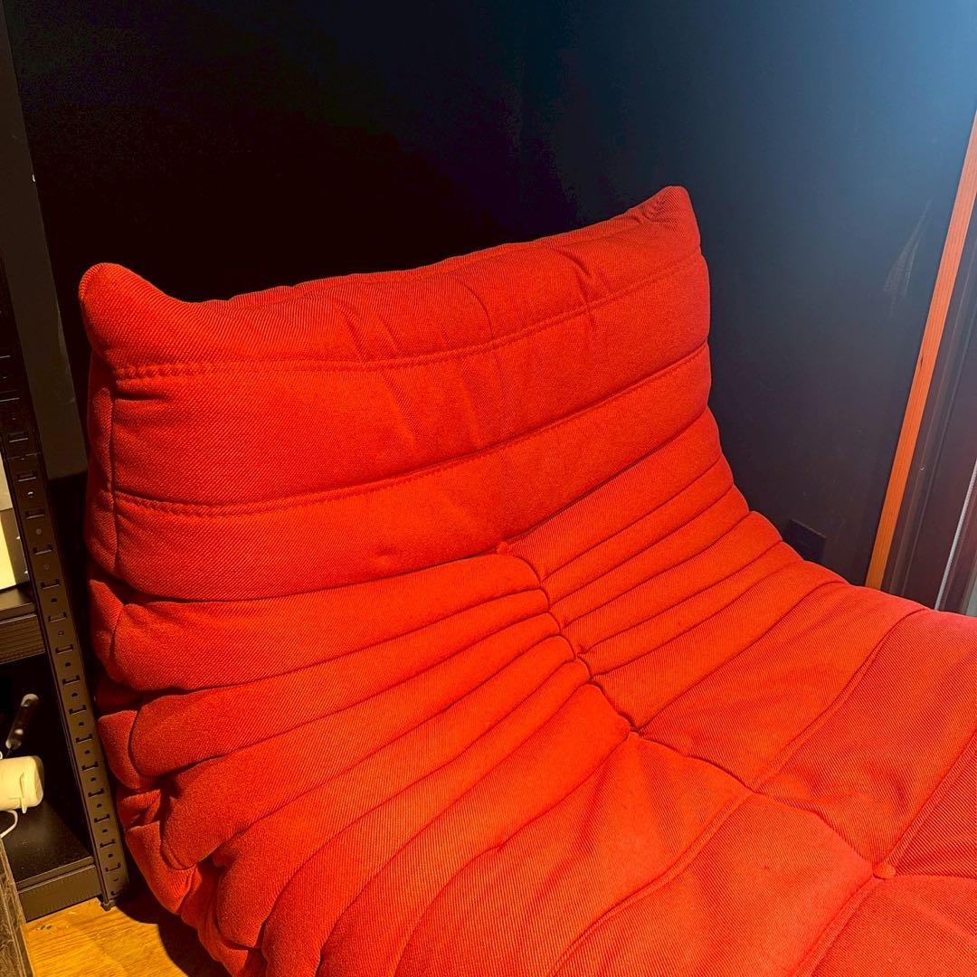 【限定値下げ】ligne roset トーゴ レッド 1P / リーンロゼ
