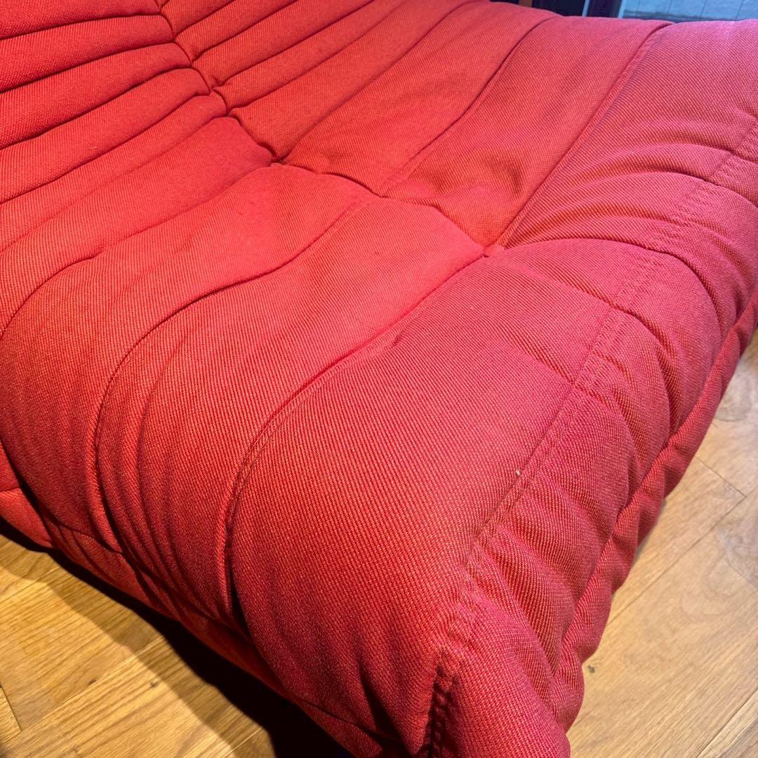 【限定値下げ】ligne roset トーゴ レッド 1P / リーンロゼ