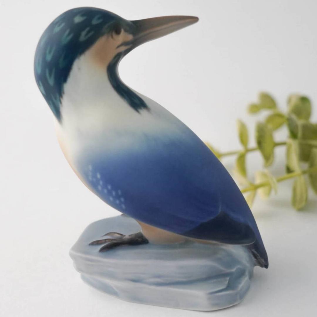 ビングオーグレンダール カワセミ 川蝉 鳥 フィギュリン