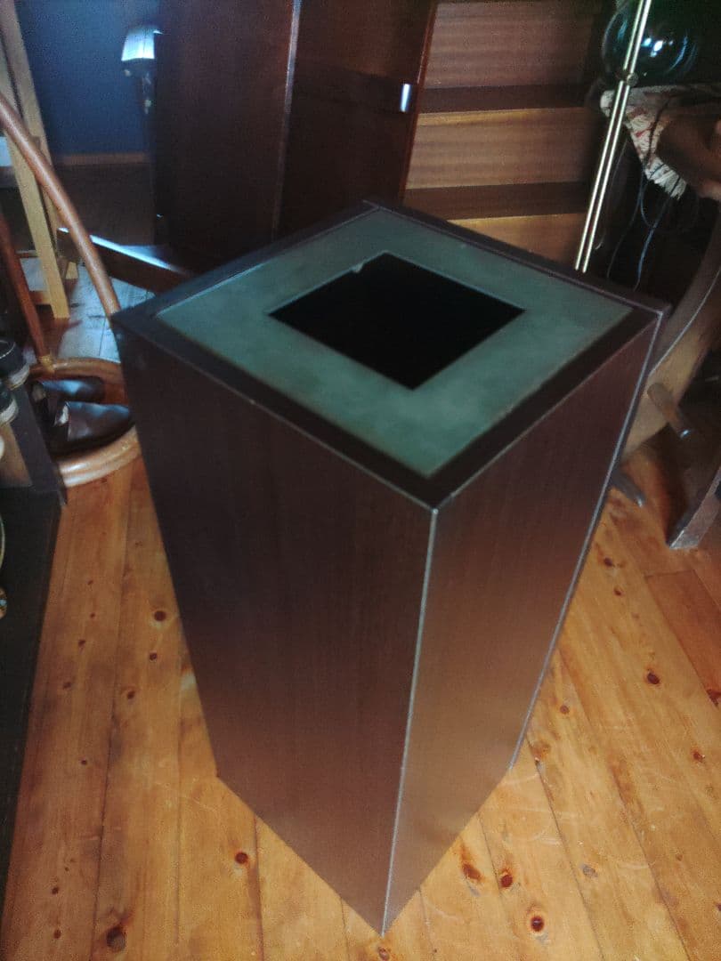 ダストボックス　ゴミ箱　業務用　大型　アイアン　ウッド