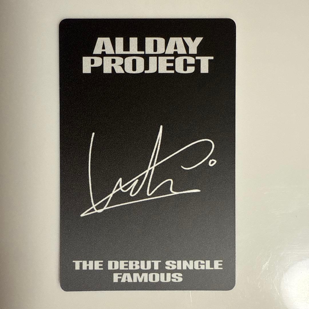 ALLDAY PROJECT ウチャン トレカ - メルカリ