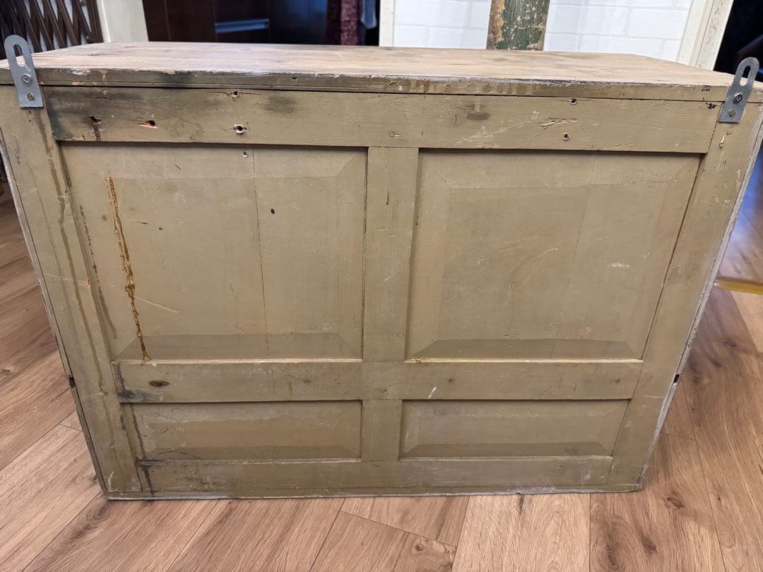 フランス　アンティーク　ウォールキャビネット　ヴィンテージ　ブロカント　シェルフ