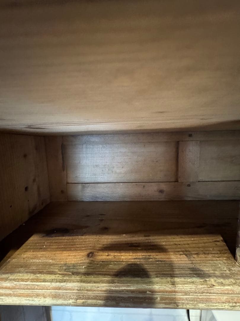 フランス　アンティーク　ウォールキャビネット　ヴィンテージ　ブロカント　シェルフ