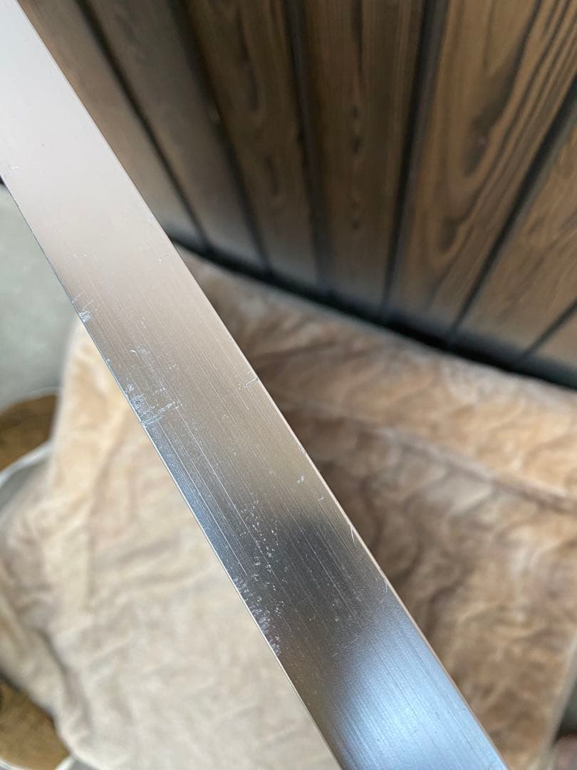 パール付壁掛けミラー　アンティーク　ヴィンテージ　ショップ　サロン　美容室　鏡