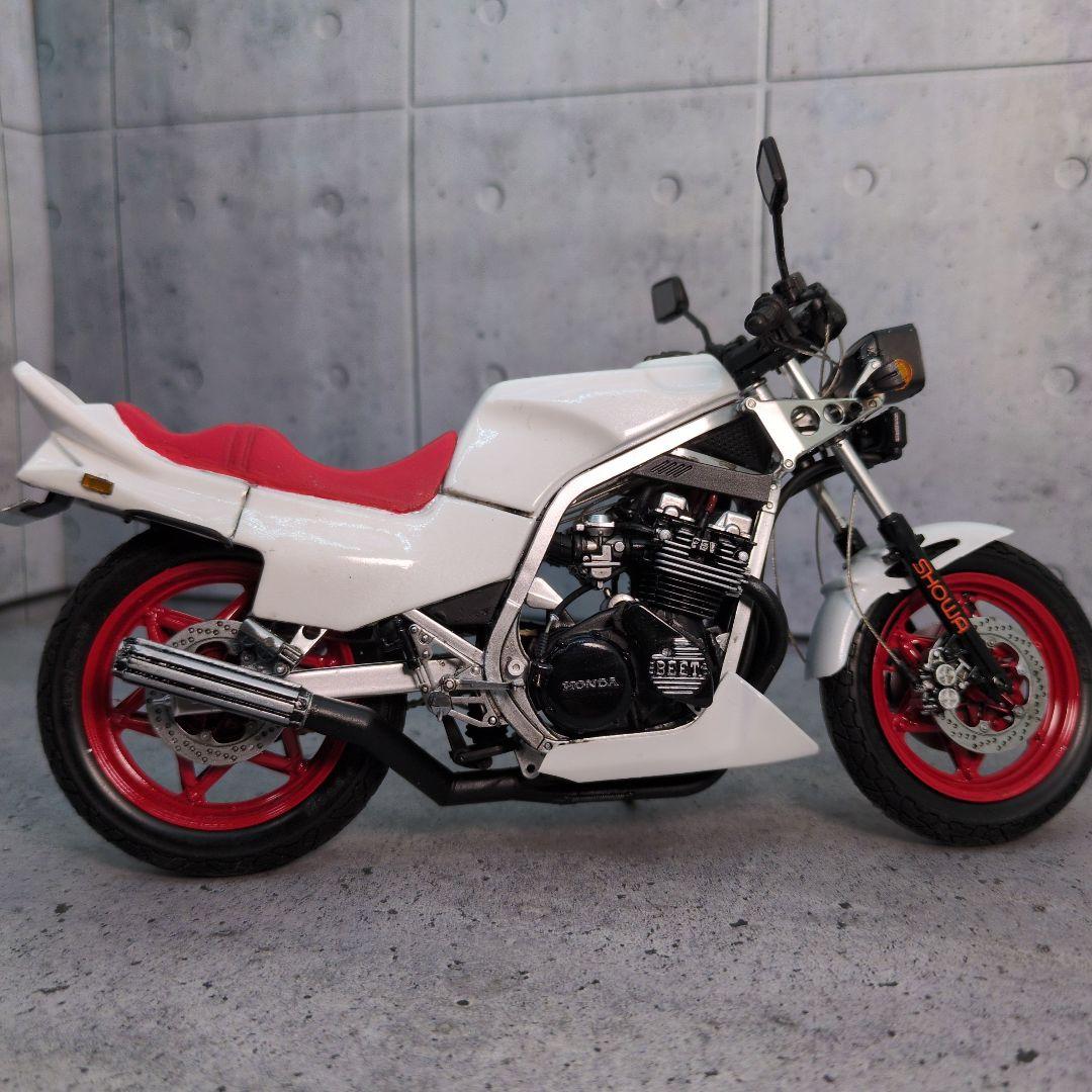 タミヤ製1/12ホンダCBR400Fプラモデル完成品 - メルカリ