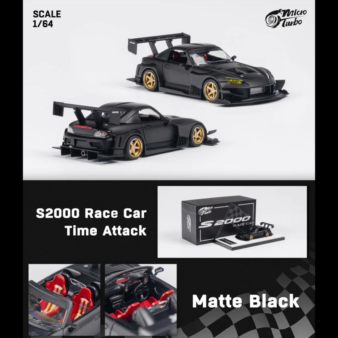 Micro Turbo 1/64 ホンダ S2000 レースカー マットブラック - メルカリ
