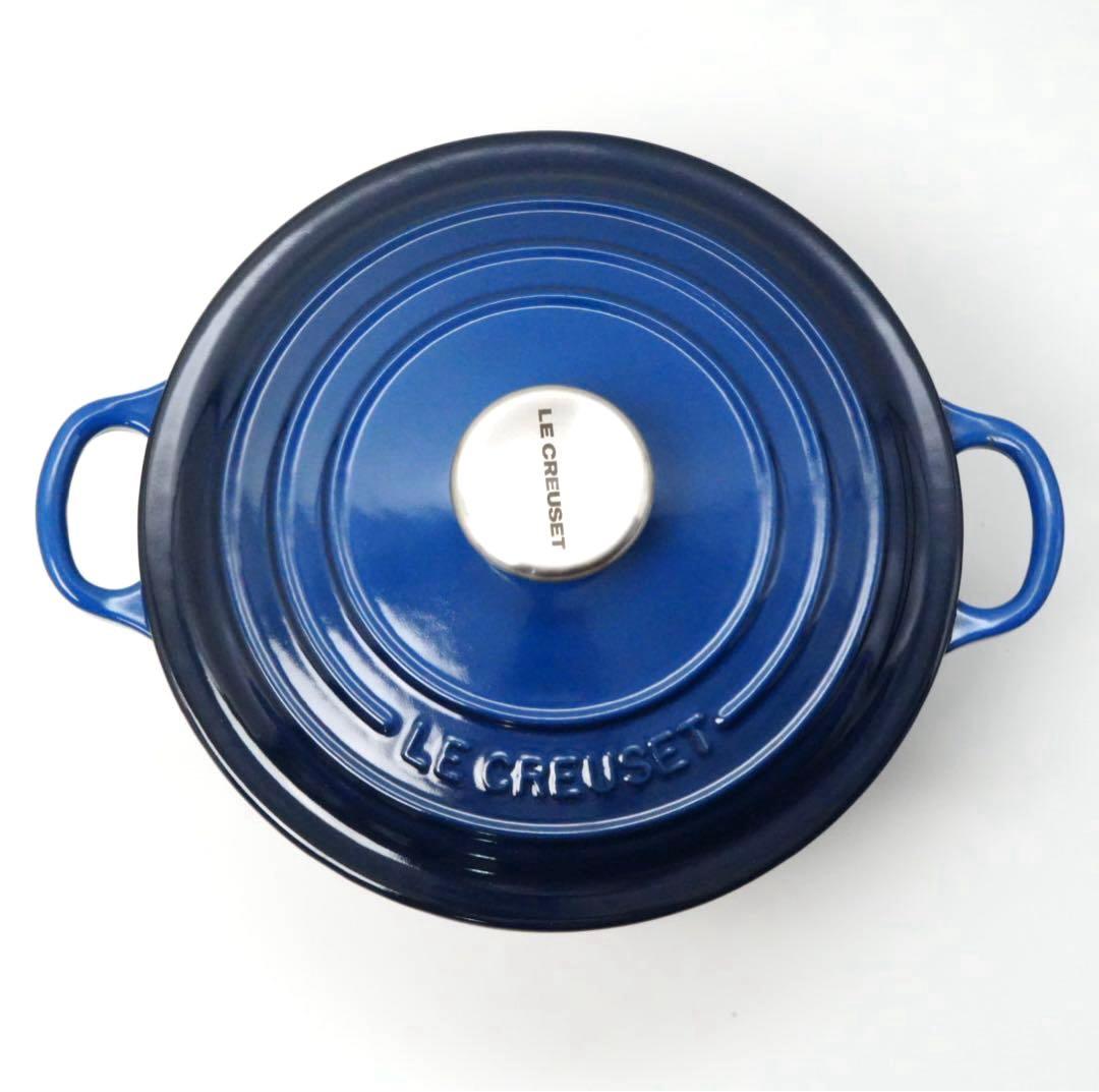 【新品】LE CREUSET　ココット ロンド ラピス　20cm