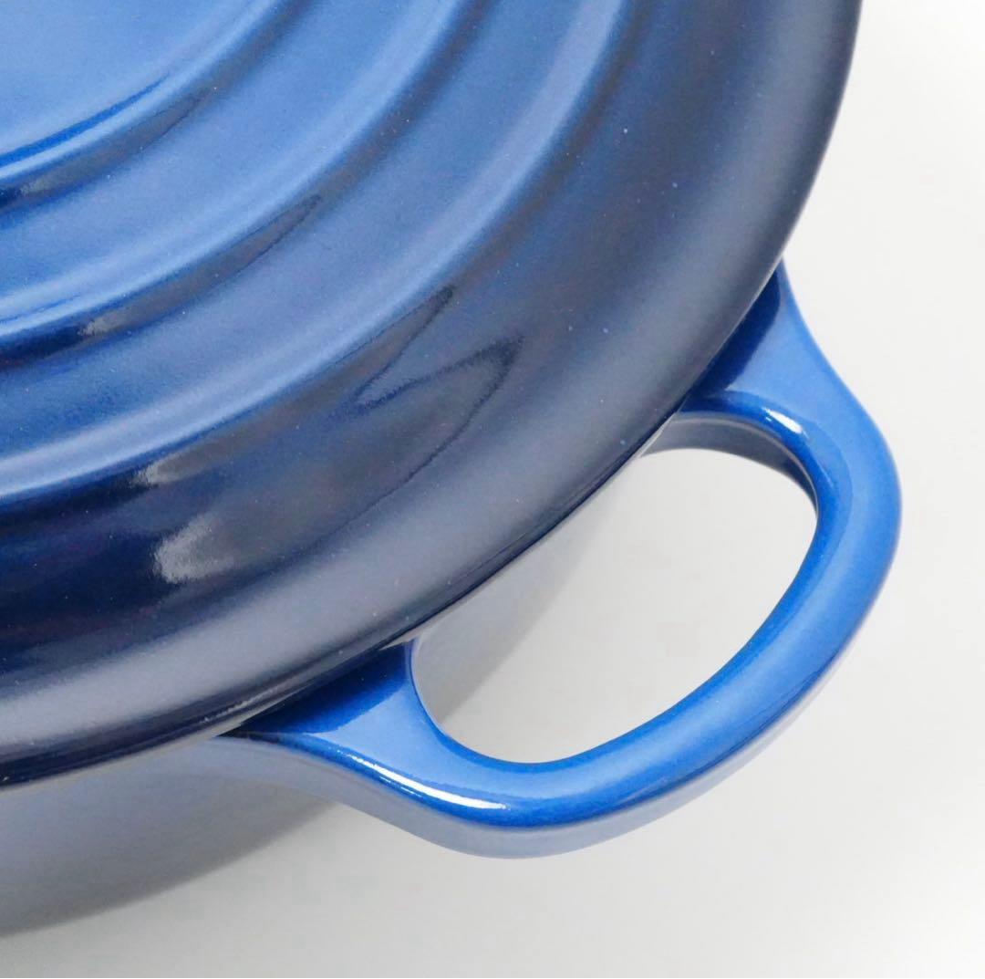 【新品】LE CREUSET　ココット ロンド ラピス　20cm