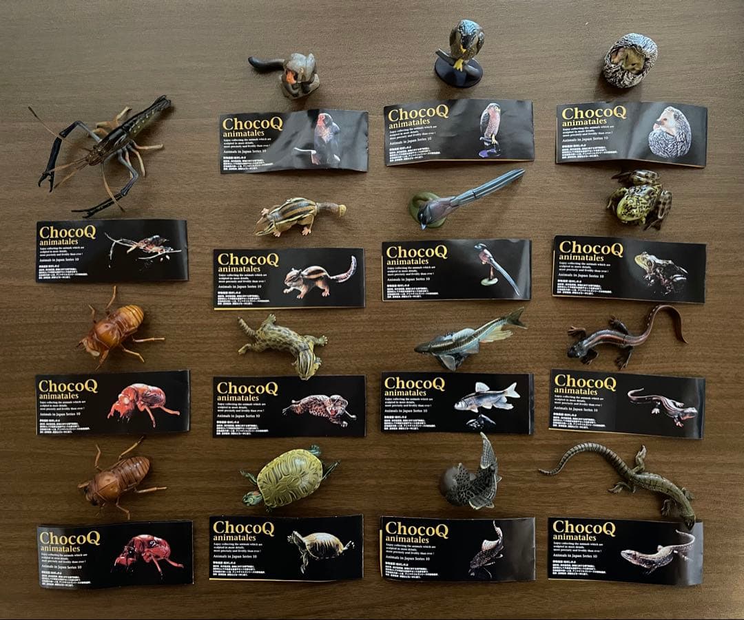 未使用】チョコQ 日本の動物コレクション 第10弾 16種16個 海洋堂