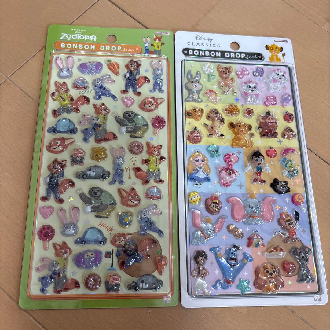 ボンボンドロップシール ディズニー ズートピア クラシック プリンセス