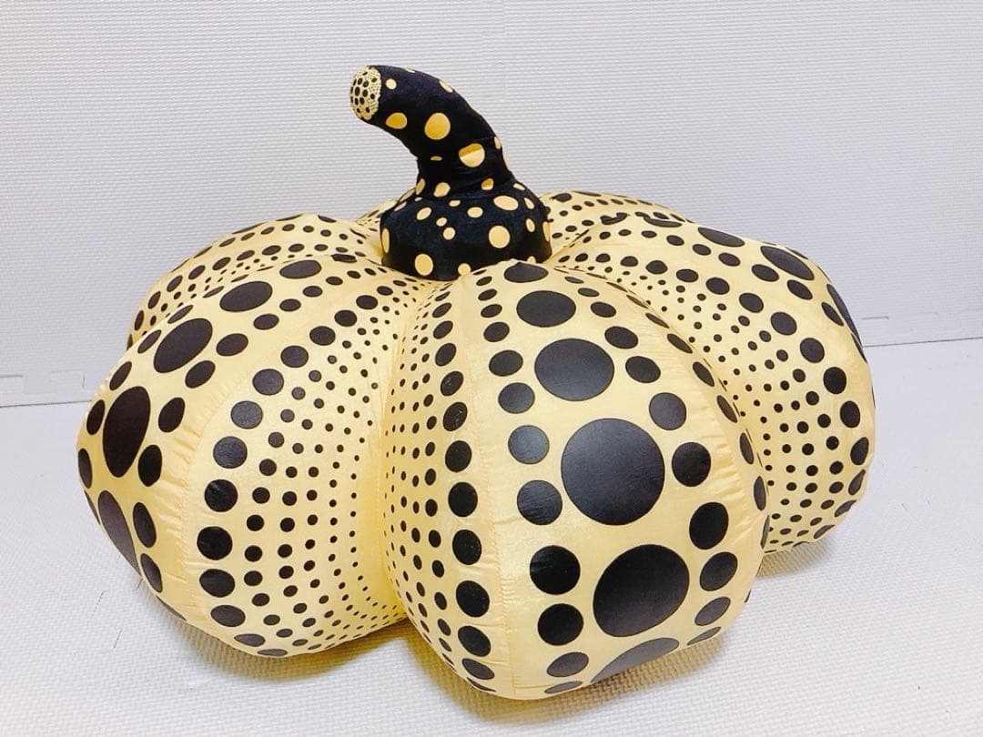 希少 未使用】草間彌生 ソフトスカルプチャー Pumpkin L イエロー