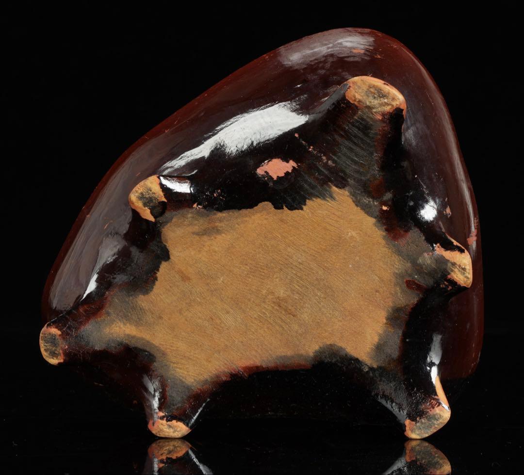 紅梅 梅花石 台付 12.1kg 鑑賞石 自然石 水石 原石 天然石 盆石 飾石