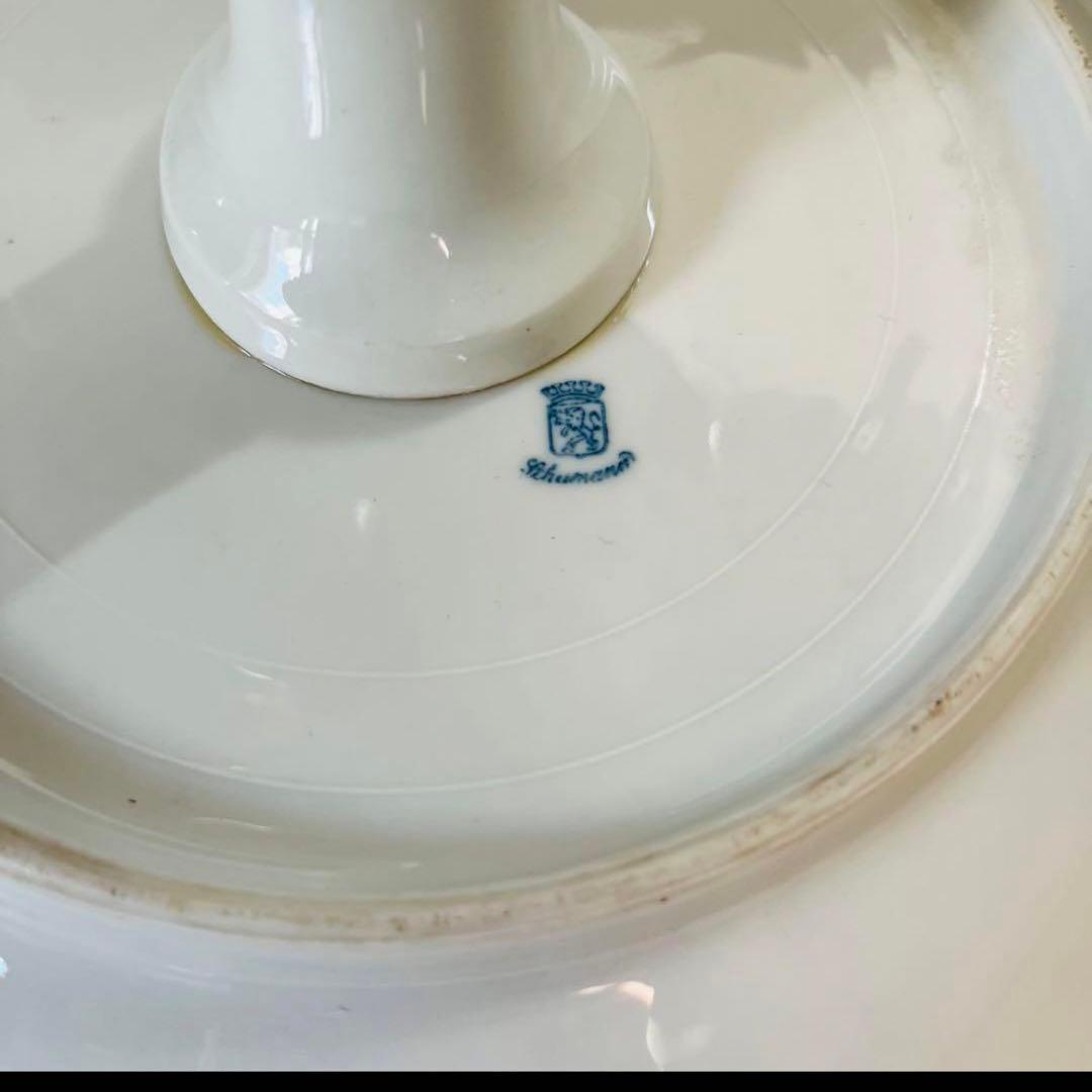 ドレスデンフラワー  シューマンババリア　コンポート　透かし　特大サイズ