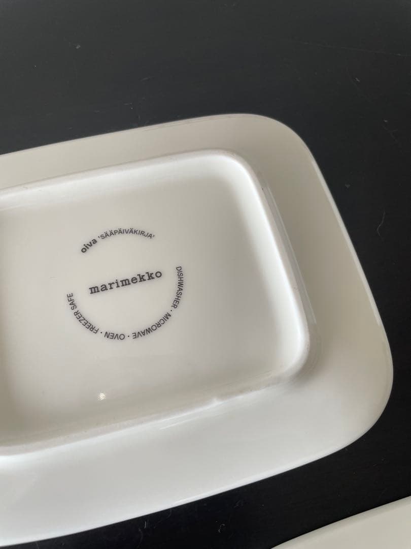 マリメッコ marimekko スクエアプレート 2枚セット