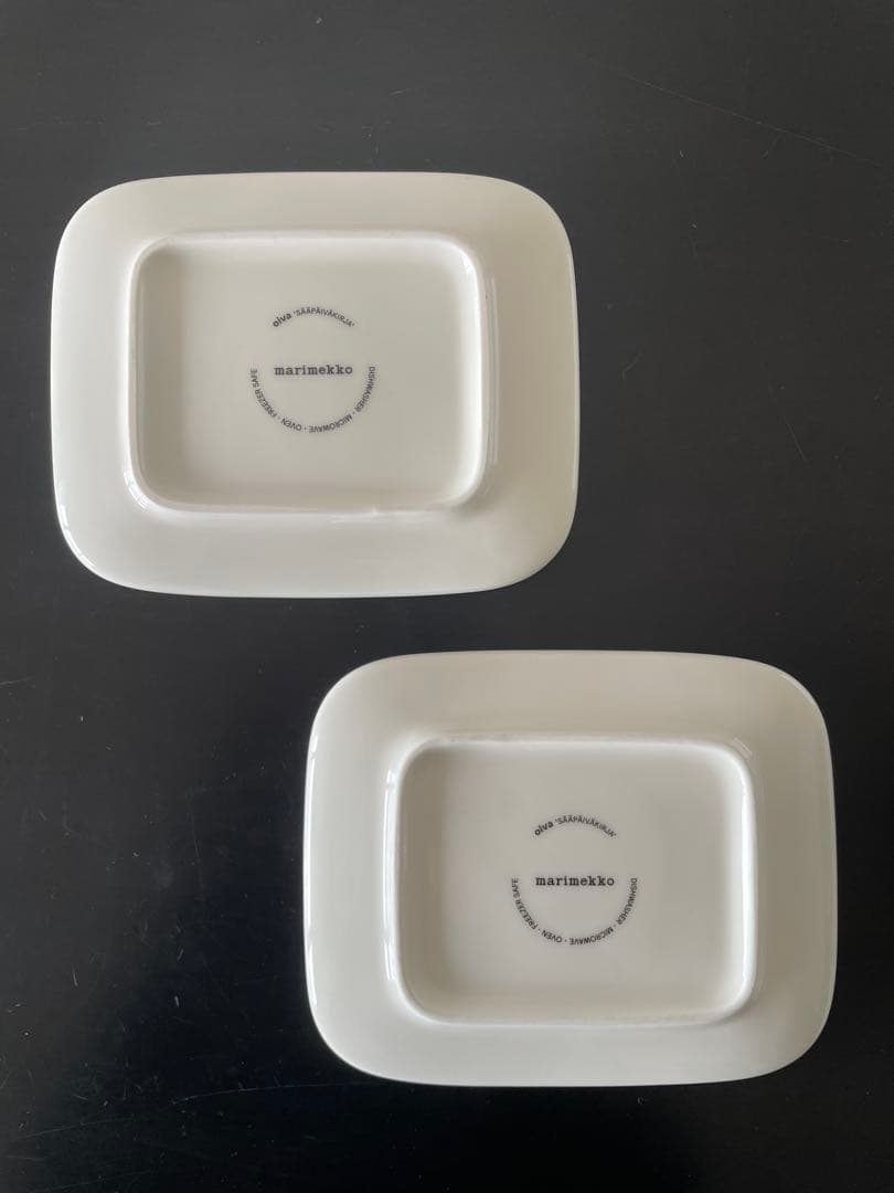 マリメッコ marimekko スクエアプレート 2枚セット
