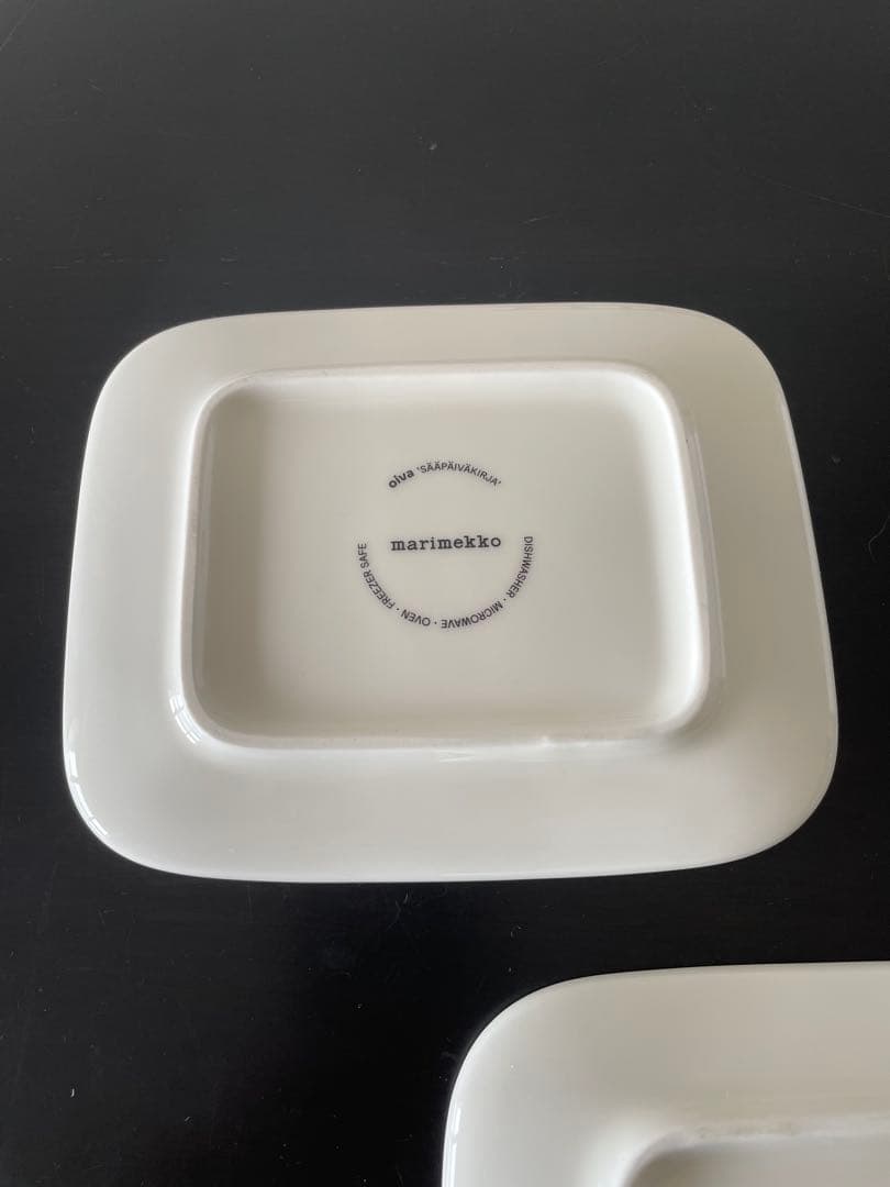 マリメッコ marimekko スクエアプレート 2枚セット