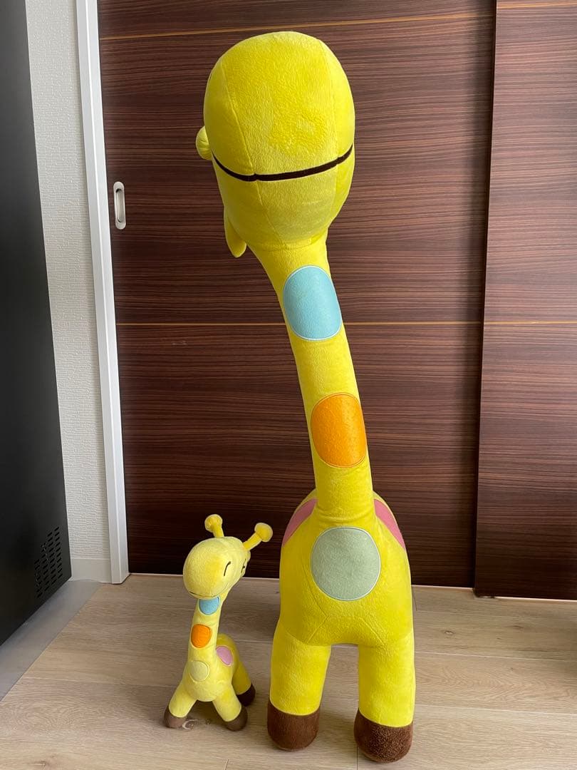 非売品】1mセット／nanaco（ナナコ）キリン／ぬいぐるみ - メルカリ