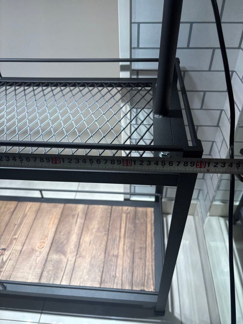 植物棚　アイアン棚　伸縮ライトレール　パキプス　アイアンシェルフ　アガベ