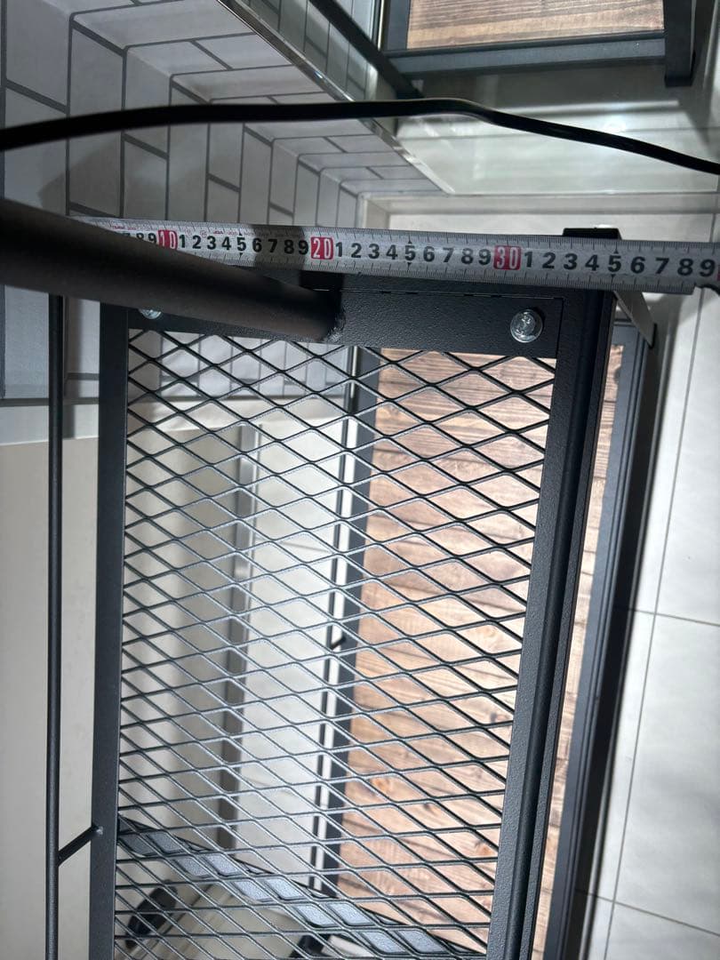 植物棚　アイアン棚　伸縮ライトレール　パキプス　アイアンシェルフ　アガベ