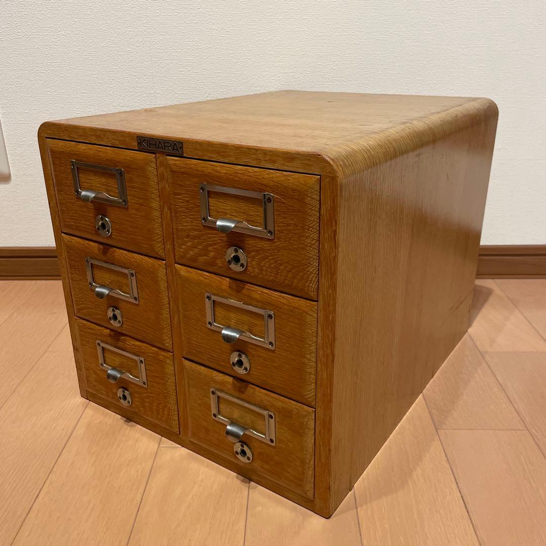 キハラ　図書カード収納　2列３段