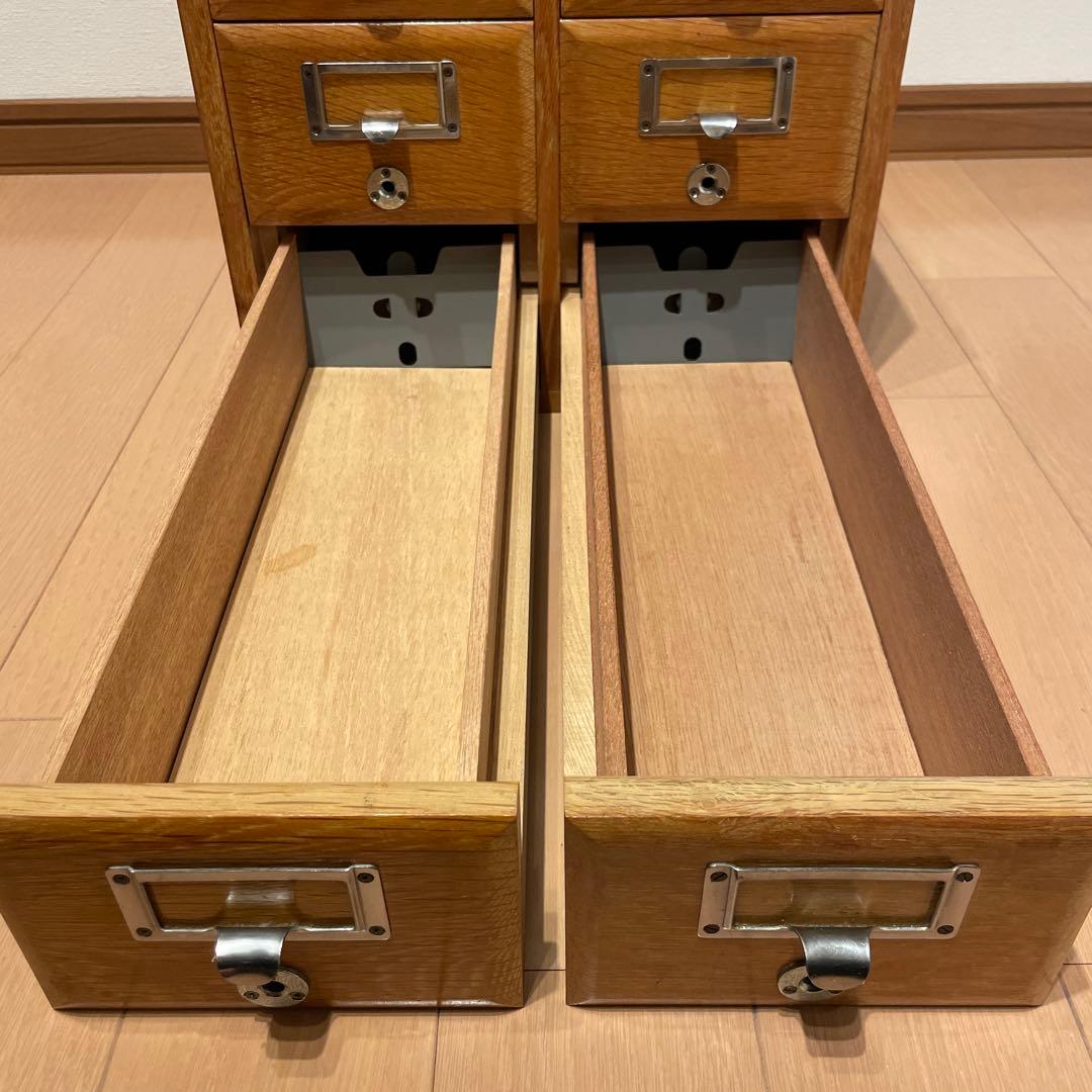 キハラ　図書カード収納　2列３段