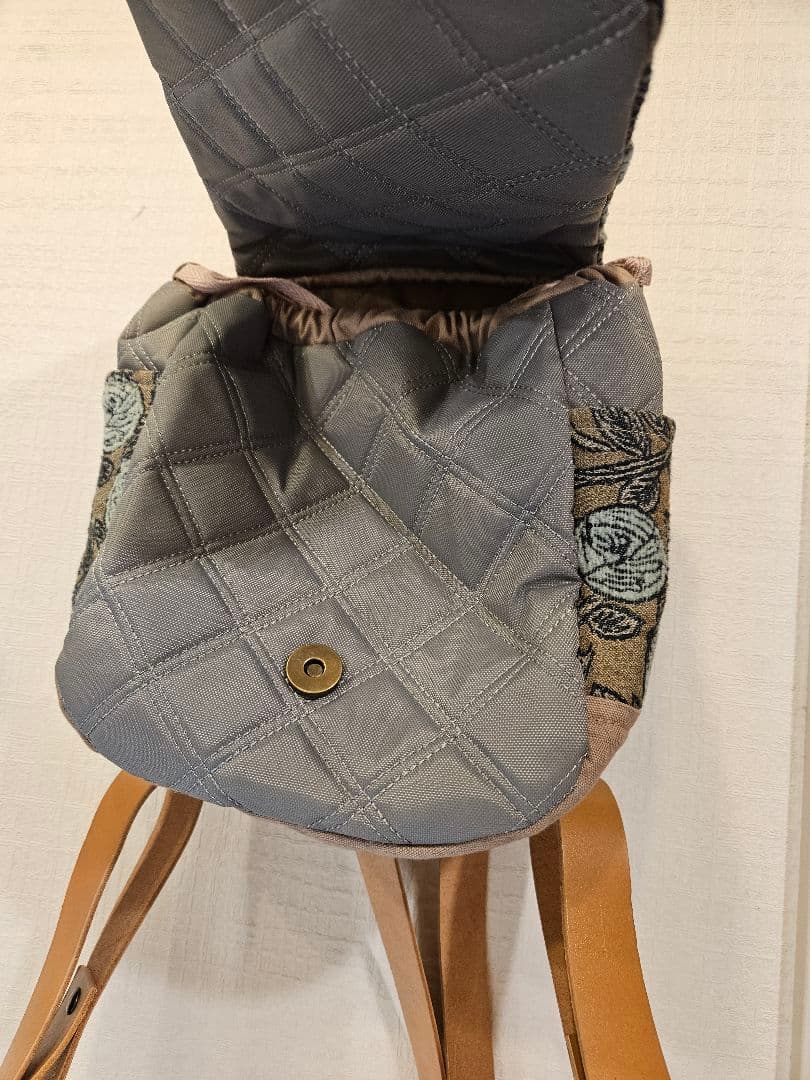 ミナペルホネン　ハンドメイド　大人リュック