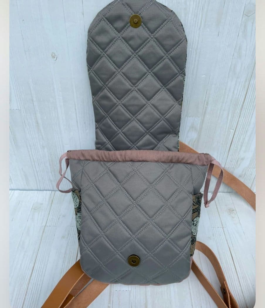 ミナペルホネン　ハンドメイド　大人リュック