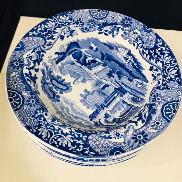 スポード  ブルーイタリアン　フルーツボウル  6個セット