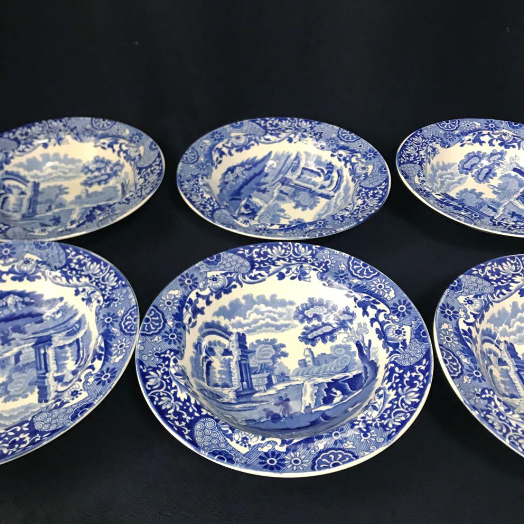 スポード  ブルーイタリアン　フルーツボウル  6個セット