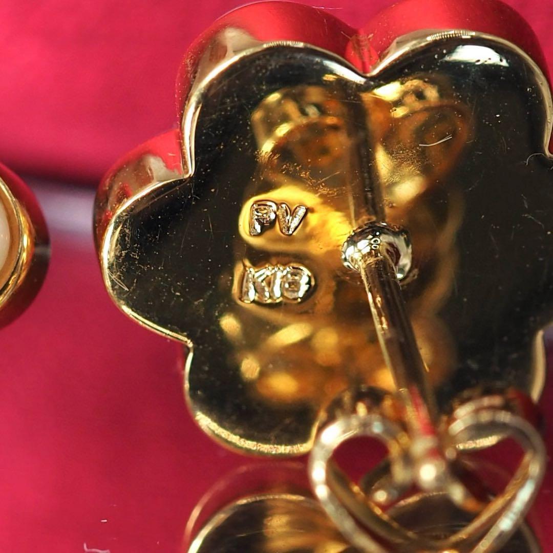 “激安 ”Ponte Vecchio 花形パールイヤリング