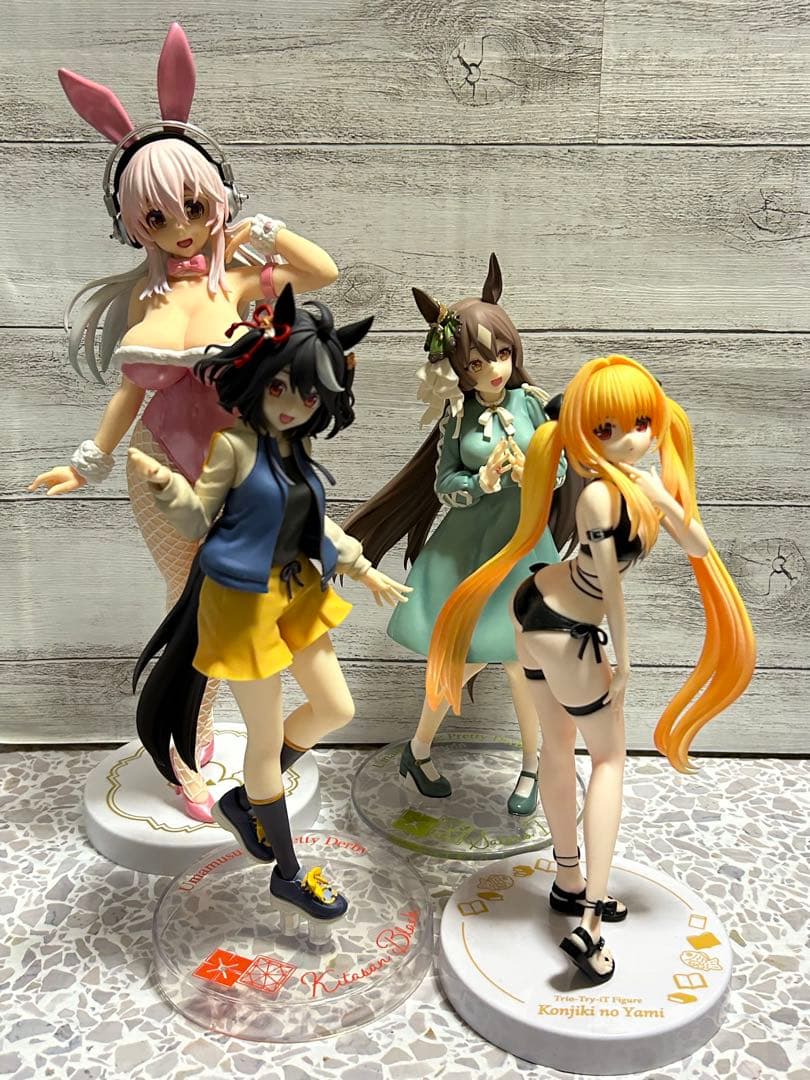 美少女フィギュア)開封済美少女プライズフィギュア 4点セット - メルカリ