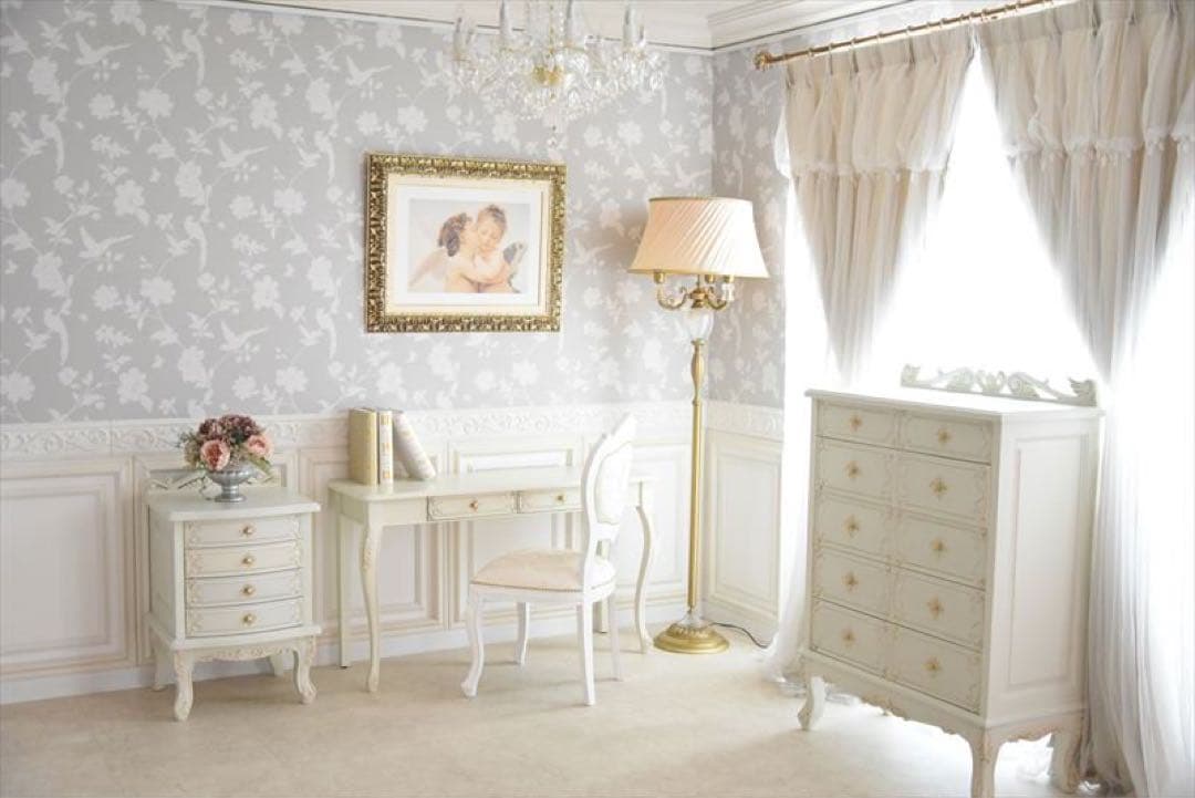 【半額】猫脚 ドレッサー ロマプリ 姫家具 アンティーク