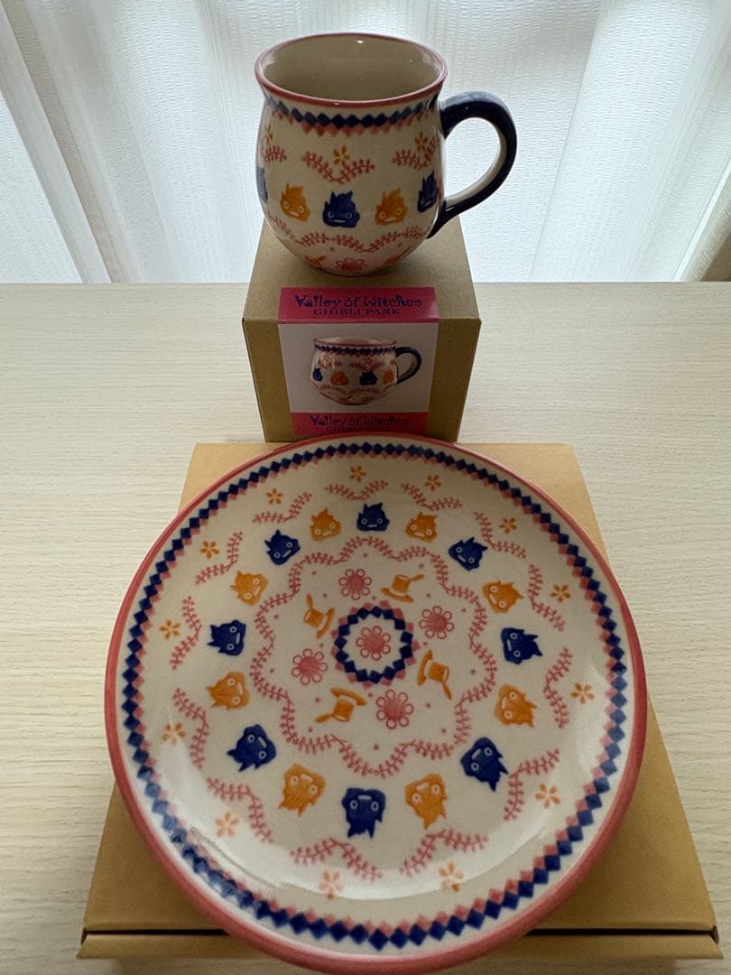 ポーリッシュポタリー マグカップ プレート ハウルの動く城 カ