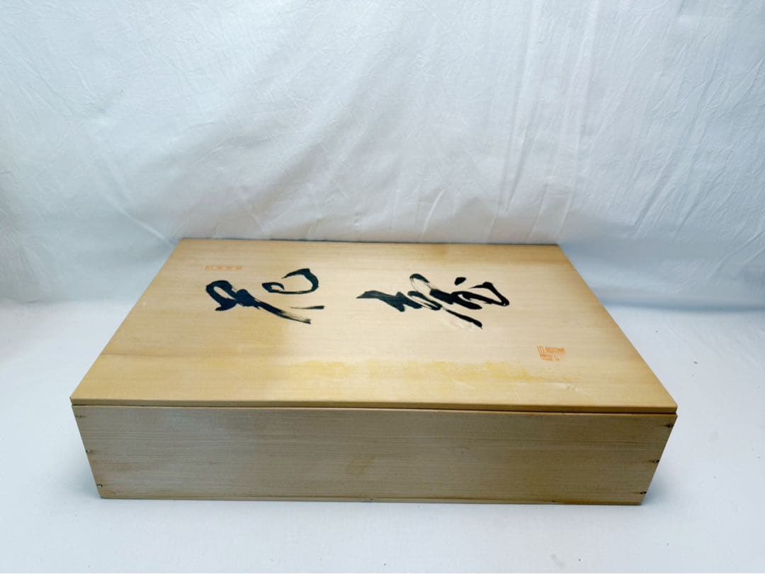 ほぼ未使用 華道具 木製黒真塗 花蒔絵 螺鈿付 花台 飾台 置台 盆栽台 共箱