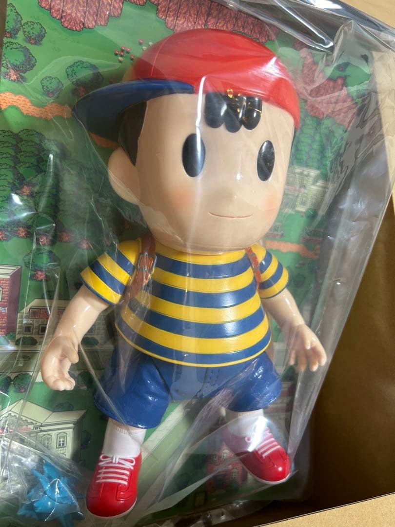 MOTHER2 ソフビ人形(フルアクション) ネス - メルカリ