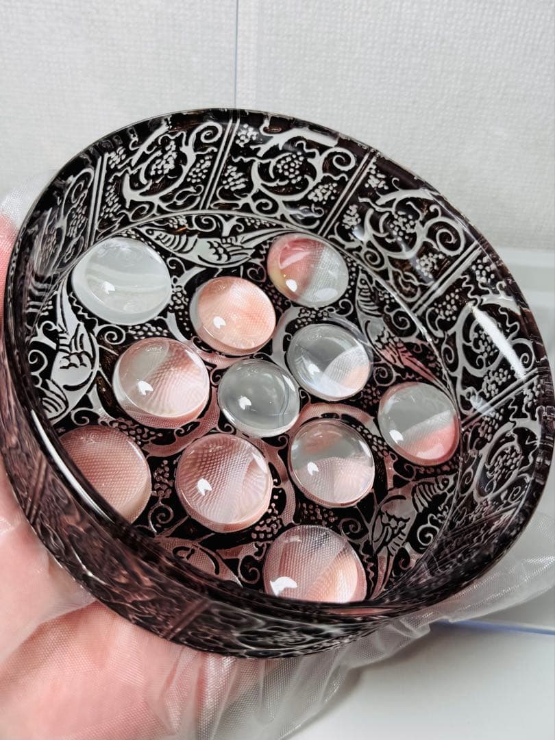 ラリック LALIQUE ロジェ パチネ 小物入れ オブジェ クリスタル✨