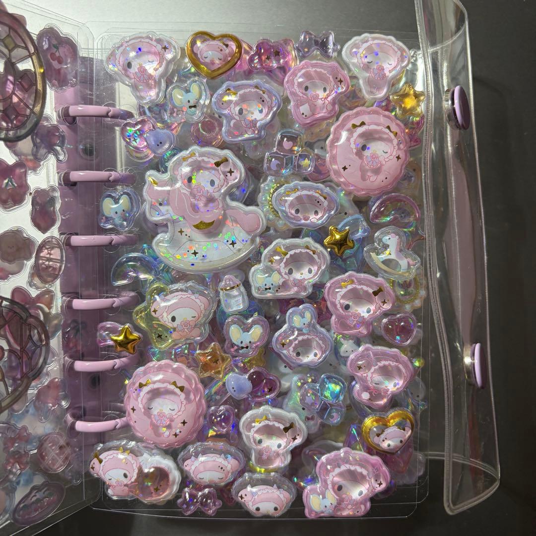 正規品】シール帳 ボンボンドロップシール、うるちゅるシール、タイル