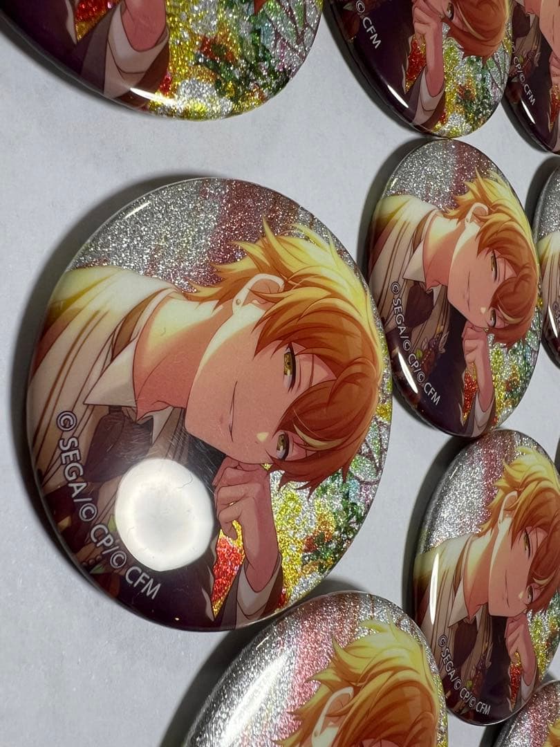 プロセカ 東雲彰人 純ブラ グリッター缶バッジ vol.10A - メルカリ