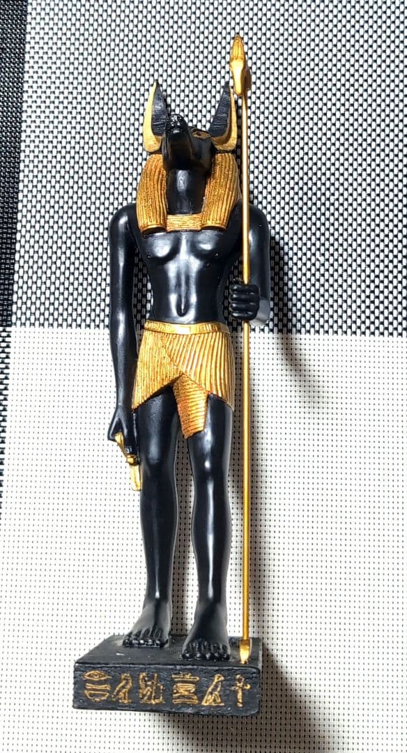 【希少品】 輸入スタチュー エジプト神像3点セット