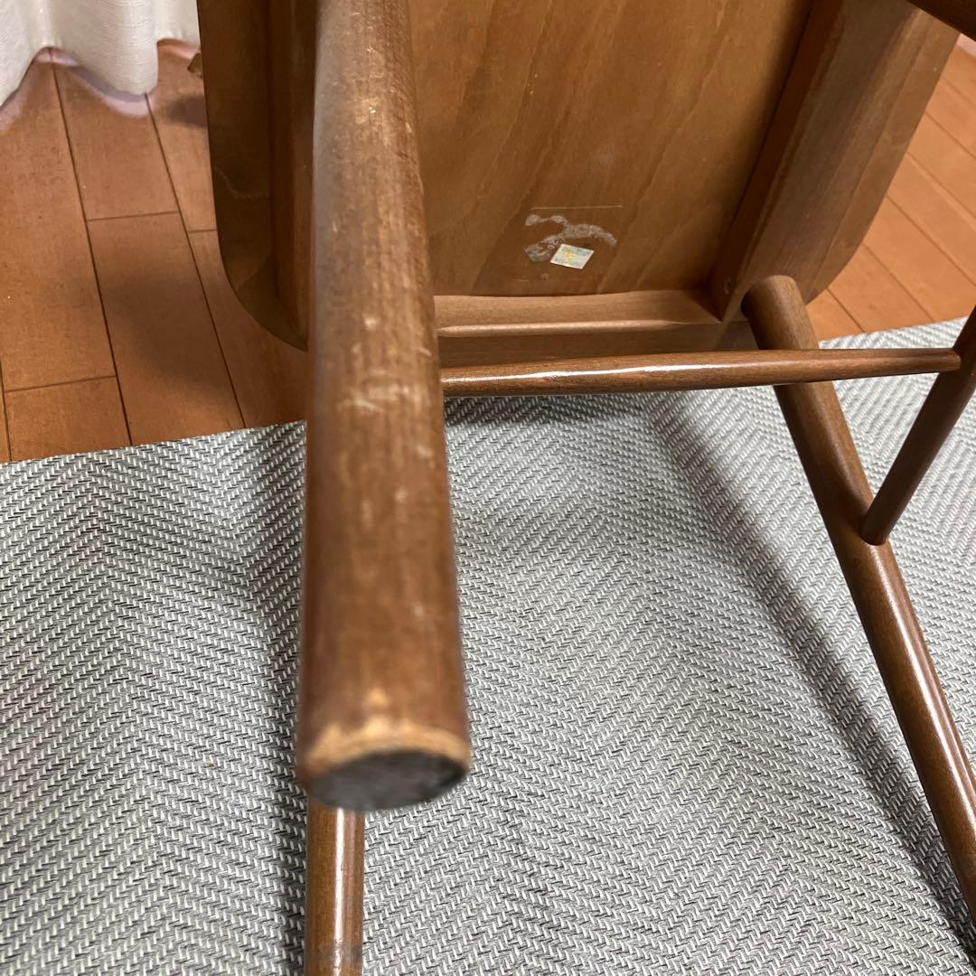 2月15日まで⭐️NOCE ブラウン木製ダイニングチェア　ウォールナット